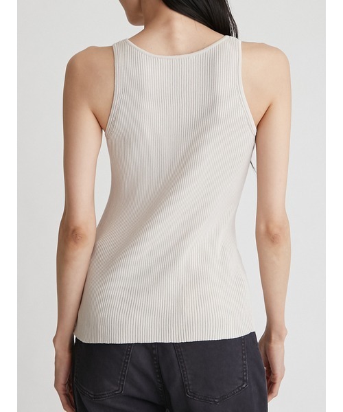 ち*ー様 mila schön ホワイトタンクトップ 綿100％小花柄タンクトップ: 下着・インナー | チュチュアンナ