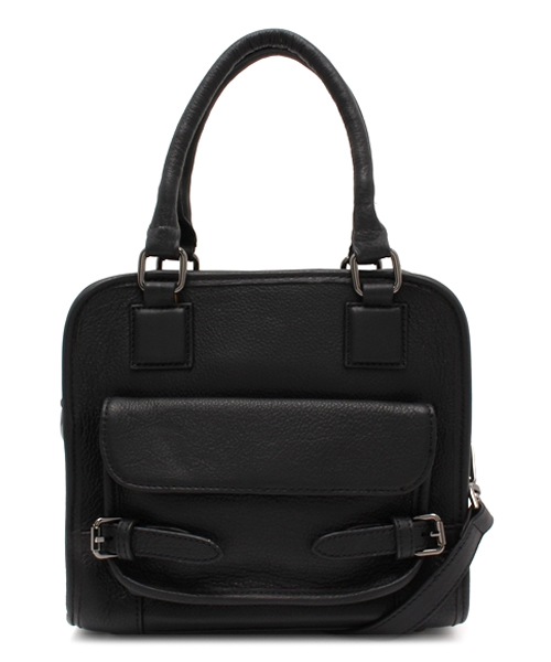 ROSE BUD（ローズバッド）の「M02990-1 LEATHER SMALL SQUARE BAG（ショルダーバッグ・レディース・ブラック/パープル/ブラック×ホワイト・ONE SIZE）」の18枚目の写真