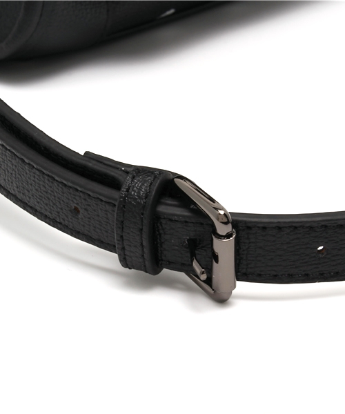 ROSE BUD（ローズバッド）の「M02990-1 LEATHER SMALL SQUARE BAG（ショルダーバッグ・レディース・ブラック/パープル/ブラック×ホワイト・ONE SIZE）」の14枚目の写真