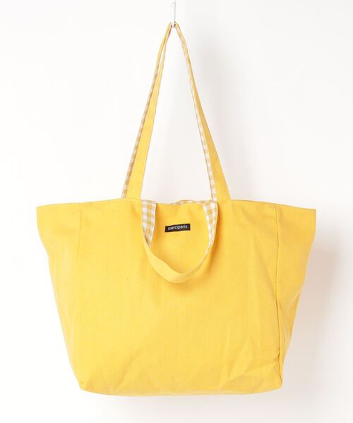 SFW（エスエフダブリュー）の「リバーシブル トート&ショルダーバッグ ギンガムチェック（トートバッグ・レディース・ブラック/イエロー/カーキ/ブルー/ピンク・FREE）」の14枚目の写真