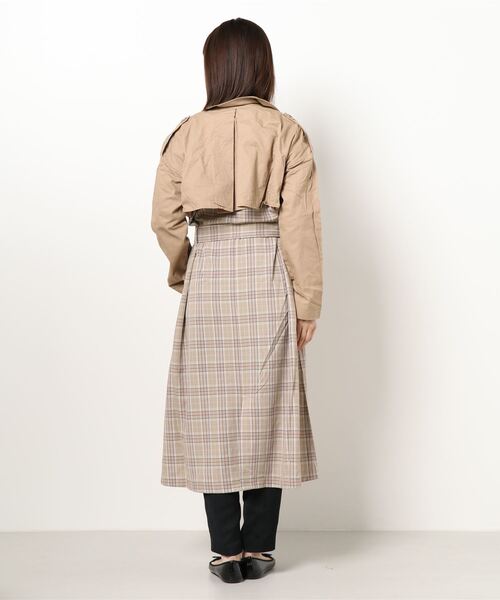 She's Closet（シーズクローゼット）の「タータンチェック柄ベルト付き