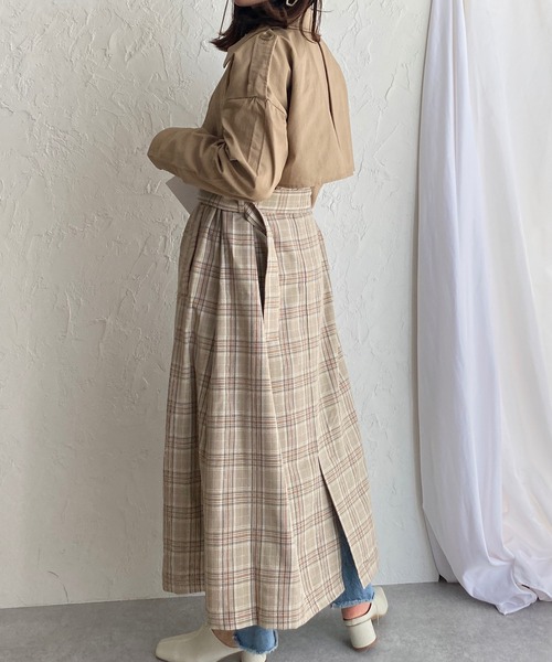 She's Closet（シーズクローゼット）の「タータンチェック柄ベルト付き