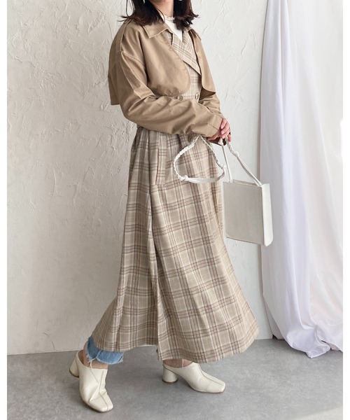 She's Closet（シーズクローゼット）の「タータンチェック柄ベルト付き