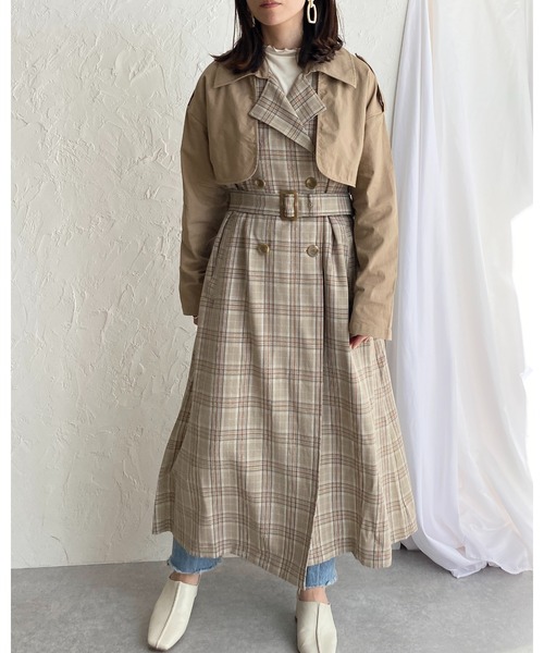 She's Closet（シーズクローゼット）の「タータンチェック柄ベルト付き