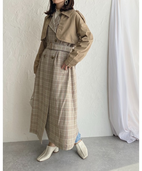 She's Closet（シーズクローゼット）の「タータンチェック柄ベルト付き