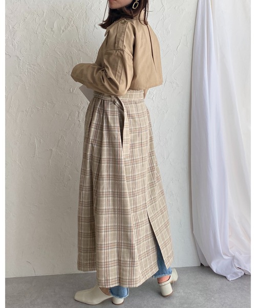 She's Closet（シーズクローゼット）の「タータンチェック柄ベルト付き