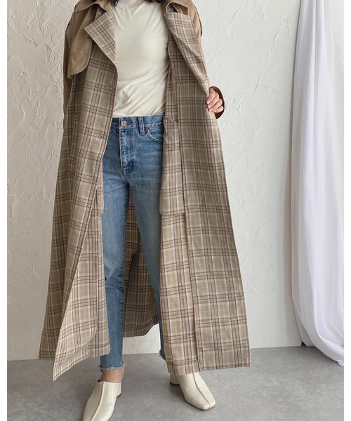 She's Closet（シーズクローゼット）の「タータンチェック柄ベルト付き