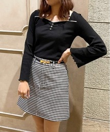 ハートネック針抜きトップス【ZOZOTOWN限定アイテム】