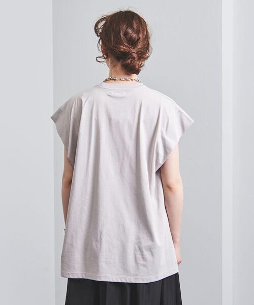 SACRA（サクラ）の「＜SACRA（サクラ）＞フレンチスリーブ カットソー（Tシャツ/カットソー・レディース・ホワイト/ブラック/ライトピンク・38）」の18枚目の写真