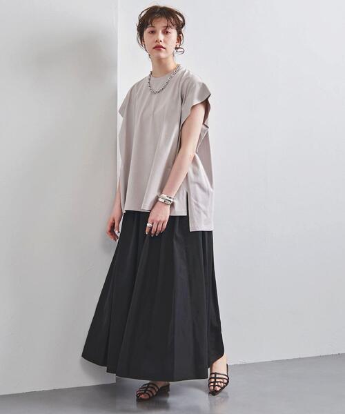 SACRA（サクラ）の「＜SACRA（サクラ）＞フレンチスリーブ カットソー（Tシャツ/カットソー・レディース・ホワイト/ブラック/ライトピンク・38）」の14枚目の写真