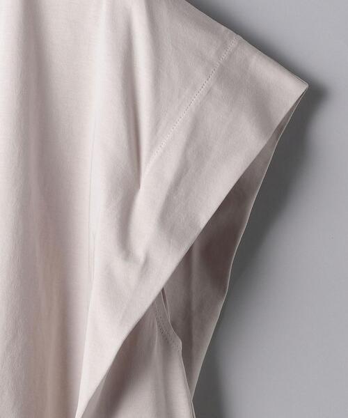 SACRA（サクラ）の「＜SACRA（サクラ）＞フレンチスリーブ カットソー（Tシャツ/カットソー・レディース・ホワイト/ブラック/ライトピンク・38）」の5枚目の写真