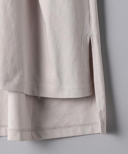 SACRA（サクラ）の「＜SACRA（サクラ）＞フレンチスリーブ カットソー（Tシャツ/カットソー・レディース・ホワイト/ブラック/ライトピンク・38）」の7枚目の写真