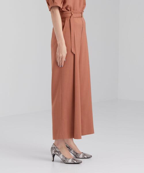 green label relaxing(グリーンレーベルリラクシング)の「◆CB リネンライク カレンダー ワイド パンツ -BP ◇No13◇(その他パンツ・レディース・ナチュラル/ダークブラウン/オレンジ・34/36/38/40/42/44/46)」の5枚目の写真