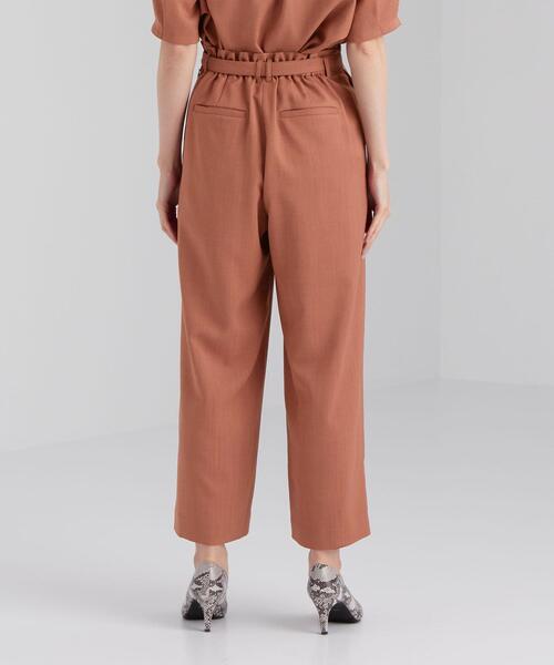 green label relaxing(グリーンレーベルリラクシング)の「◆CB リネンライク カレンダー ワイド パンツ -BP ◇No13◇(その他パンツ・レディース・ナチュラル/ダークブラウン/オレンジ・34/36/38/40/42/44/46)」の6枚目の写真