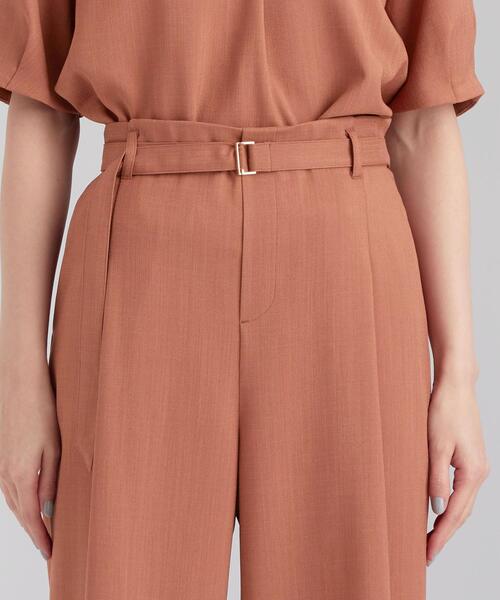 green label relaxing(グリーンレーベルリラクシング)の「◆CB リネンライク カレンダー ワイド パンツ -BP ◇No13◇(その他パンツ・レディース・ナチュラル/ダークブラウン/オレンジ・34/36/38/40/42/44/46)」の7枚目の写真