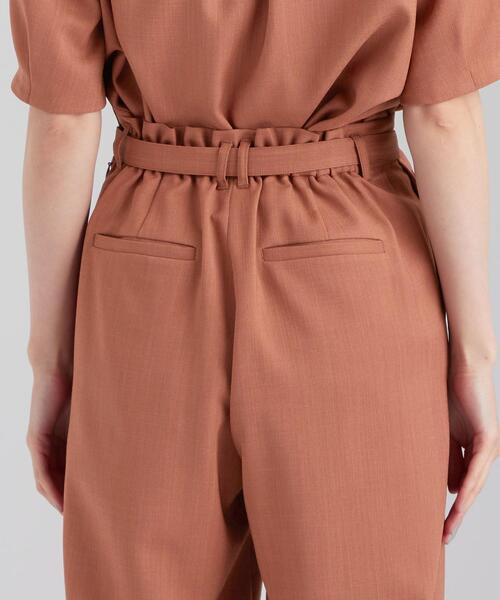 green label relaxing(グリーンレーベルリラクシング)の「◆CB リネンライク カレンダー ワイド パンツ -BP ◇No13◇(その他パンツ・レディース・ナチュラル/ダークブラウン/オレンジ・34/36/38/40/42/44/46)」の9枚目の写真