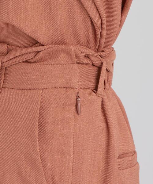 green label relaxing(グリーンレーベルリラクシング)の「◆CB リネンライク カレンダー ワイド パンツ -BP ◇No13◇(その他パンツ・レディース・ナチュラル/ダークブラウン/オレンジ・34/36/38/40/42/44/46)」の12枚目の写真