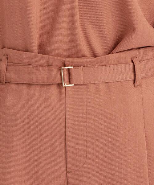 green label relaxing(グリーンレーベルリラクシング)の「◆CB リネンライク カレンダー ワイド パンツ -BP ◇No13◇(その他パンツ・レディース・ナチュラル/ダークブラウン/オレンジ・34/36/38/40/42/44/46)」の13枚目の写真