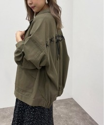 バックレースアップミリタリーブルゾン【ZOZOTOWN限定アイテム】