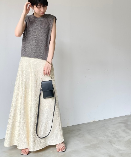 NEUNA(ヌナ)の「組み合わせショルダーバッグモバイルケースiphoneケース(ショルダーバッグ・レディース・ブラック/ベージュ/アイボリー・FREE)」の16枚目の写真