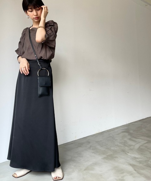 NEUNA(ヌナ)の「組み合わせショルダーバッグモバイルケースiphoneケース(ショルダーバッグ・レディース・ブラック/ベージュ/アイボリー・FREE)」の12枚目の写真