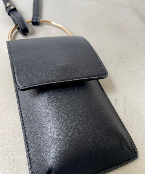 NEUNA(ヌナ)の「組み合わせショルダーバッグモバイルケースiphoneケース(ショルダーバッグ・レディース・ブラック/ベージュ/アイボリー・FREE)」の22枚目の写真