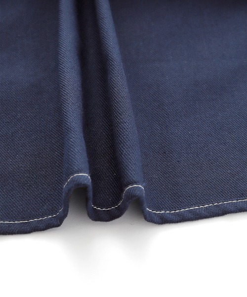 BONLECILL(ボンルシール)の「サイドベルト付きジャンスカワンピース(ジャンパースカート・レディース・ネイビー/アイボリー・FREE)」の6枚目の写真