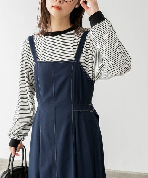 ☆新品　バーバリーブルーレーベル　シンプル　ワンピース　ジャンスカ バーバリーブルーレーベル ワンピース