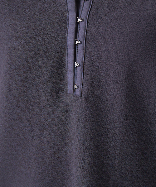 qualite（カリテ）の「パイル2WAYカットソー（Tシャツ/カットソー・レディース・オフホワイト/オレンジ/スミクロ・フリー）」の19枚目の写真