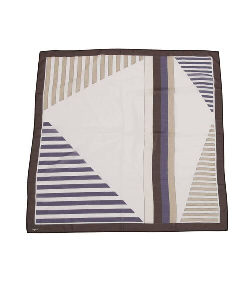 Ungrid（アングリッド）の「モチーフ大判スカーフ（バンダナ/スカーフ・レディース・ブラウン/ブルー・FREE）」の8枚目の写真