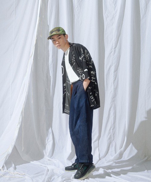 Ressaca（レサーカ）の「オーバーサイズ レーヨン アロハシャツ 総柄 オープンカラーシャツ（シャツ/ブラウス・メンズ・ベージュ/ホワイト系/ベージュ系/ブラック/その他1/ブラック系2/ホワイト/その他/ブラック系1/ブルー/ブラック系/ブルー系/ホワイト系1・M/L）」の22枚目の写真