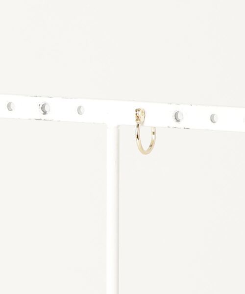 VANQUISH（ヴァンキッシュ）の「VANQUISH / ヴァンキッシュ ジャパンメイド スナップフープイヤリング（ピアス（片耳用）・メンズ・ブラック/シルバー/ゴールド・FREE）」の2枚目の写真