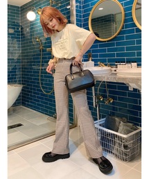 JUMELLE | check pants(スラックス)