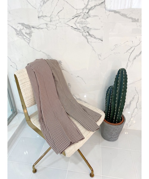 JUMELLE(ジュメロ)の「チェックパンツ(スラックス・レディース・ブラック/ワイン・SMALL/MEDIUM)」の18枚目の写真