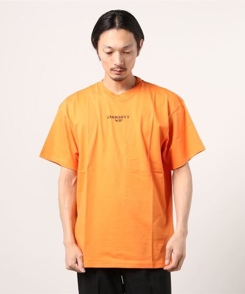 Carhartt WIP(カーハートダブリューアイピー)の「S/S PANIC T-SHIRT(Tシャツ/カットソー・メンズ・ホワイト/ブラック/パープル/オレンジ・SMALL/MEDIUM/LARGE/X-LARGE)」の4枚目の写真