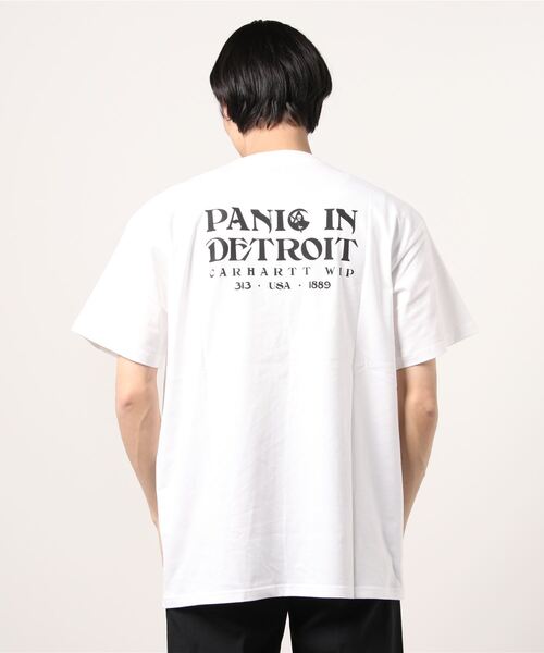 Carhartt WIP(カーハートダブリューアイピー)の「S/S PANIC T-SHIRT(Tシャツ/カットソー・メンズ・ホワイト/ブラック/パープル/オレンジ・SMALL/MEDIUM/LARGE/X-LARGE)」の6枚目の写真