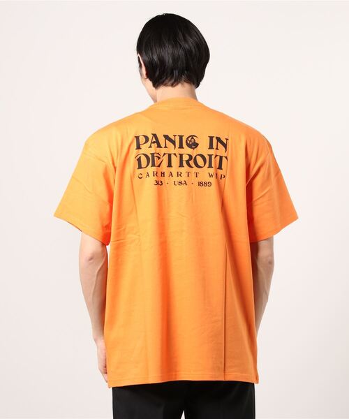 Carhartt WIP(カーハートダブリューアイピー)の「S/S PANIC T-SHIRT(Tシャツ/カットソー・メンズ・ホワイト/ブラック/パープル/オレンジ・SMALL/MEDIUM/LARGE/X-LARGE)」の7枚目の写真