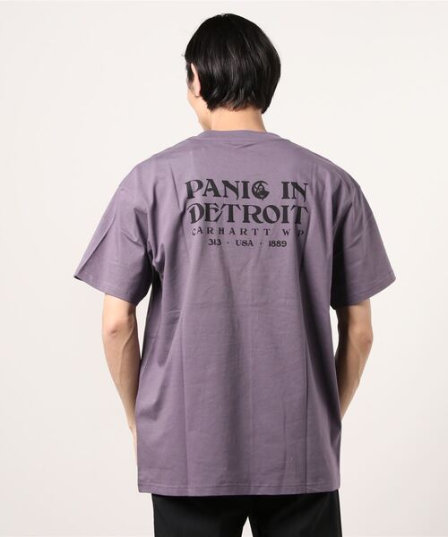 Carhartt WIP(カーハートダブリューアイピー)の「S/S PANIC T-SHIRT(Tシャツ/カットソー・メンズ・ホワイト/ブラック/パープル/オレンジ・SMALL/MEDIUM/LARGE/X-LARGE)」の9枚目の写真