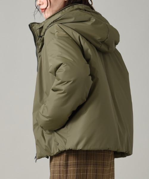 INTERPLANET（インタープラネット）の「中綿エコサーモライトブルゾン（ブルゾン・レディース・ブラック/カーキ/キャメル・FREE）」の19枚目の写真