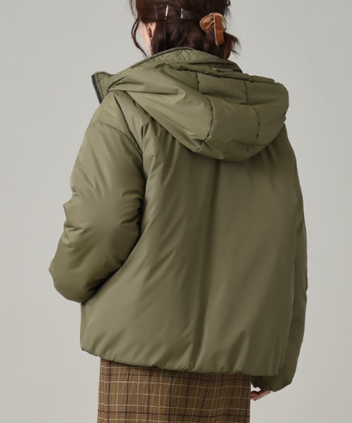 INTERPLANET（インタープラネット）の「中綿エコサーモライトブルゾン（ブルゾン・レディース・ブラック/カーキ/キャメル・FREE）」の18枚目の写真