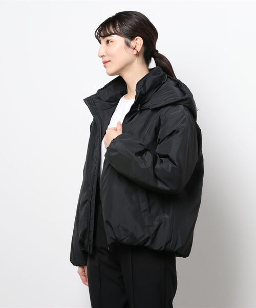 INTERPLANET（インタープラネット）の「中綿エコサーモライトブルゾン（ブルゾン・レディース・ブラック/カーキ/キャメル・FREE）」の7枚目の写真