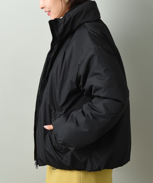 INTERPLANET（インタープラネット）の「中綿エコサーモライトブルゾン（ブルゾン・レディース・ブラック/カーキ/キャメル・FREE）」の14枚目の写真