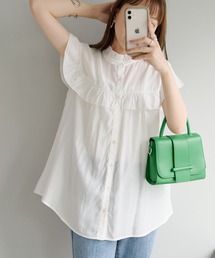 【WEB限定】フリルノースリブラウス