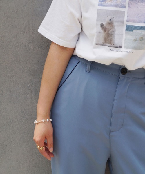 179/WG（イチナナキュウダブルジー）の「ストレートパンツ（その他パンツ・レディース・サックスブルー/ネイビー/オレンジ・MEDIUM）」の20枚目の写真