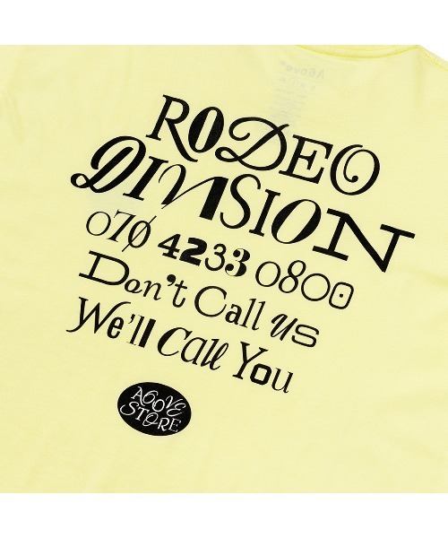 A6OVE(アヴォブ)の「GARDEN LOGO TEE(Tシャツ/カットソー・メンズ・イエロー/ブラック・M/L/XL)」の5枚目の写真