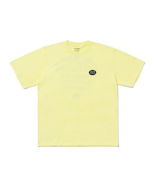 A6OVE(アヴォブ)の「GARDEN LOGO TEE(Tシャツ/カットソー・メンズ・イエロー/ブラック・M/L/XL)」の3枚目の写真