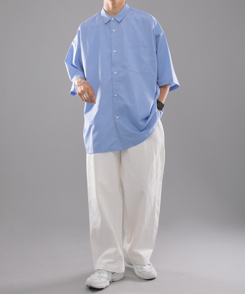 kutir（クティール）の「ワイドストレートチノパンツ（チノパンツ・メンズ・ホワイト/ライトブルー/ボルドー・SMALL/MEDIUM/LARGE）」の5枚目の写真