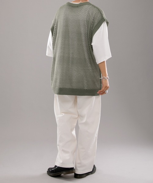 kutir（クティール）の「ワイドストレートチノパンツ（チノパンツ・メンズ・ホワイト/ライトブルー/ボルドー・SMALL/MEDIUM/LARGE）」の11枚目の写真