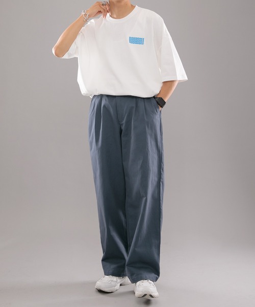 kutir（クティール）の「ワイドストレートチノパンツ（チノパンツ・メンズ・ホワイト/ライトブルー/ボルドー・SMALL/MEDIUM/LARGE）」の19枚目の写真
