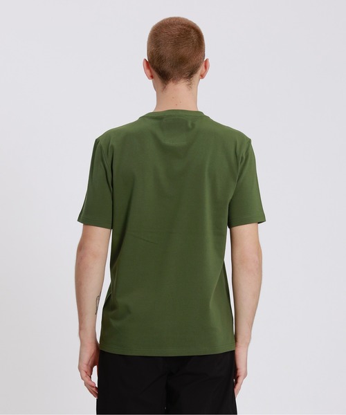 HIPANDA（ハイパンダ）の「HIPANDA ハイパンダ メンズ オーロラカラー絆創膏 ワンポイントプリント 半袖Tシャツ（Tシャツ/カットソー・メンズ・アーミー/ブラック/ホワイト・X-LARGE/LARGE/MEDIUM/SMALL/XX-LARGE）」の11枚目の写真